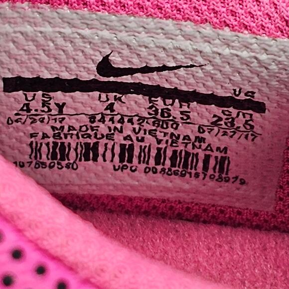 Nike Kids Bravata II FG Pink Blast/Black Soccer Cleats Size 4.5 - Picture 8 of 8